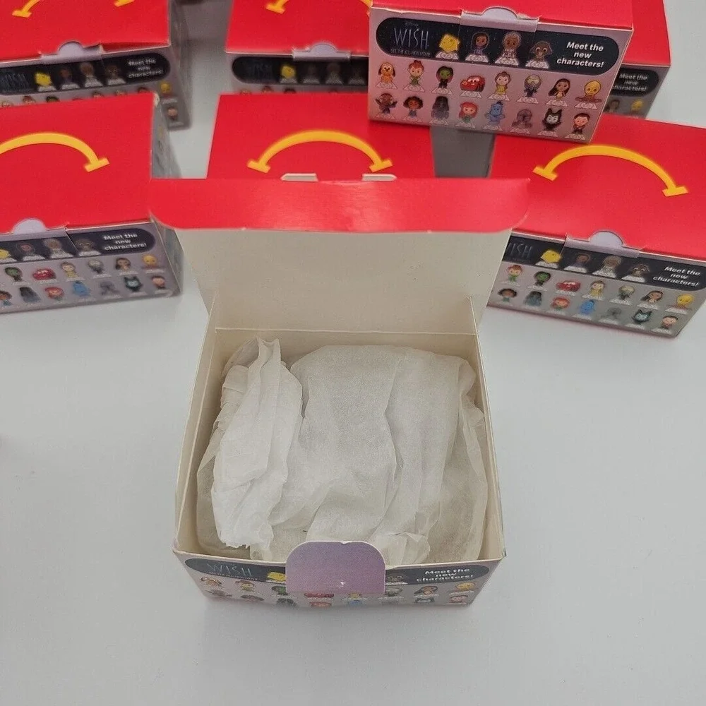 2023 Disney 100 Years McDonald's Happy Meal Toy Figures‎ Lot New with Boxes